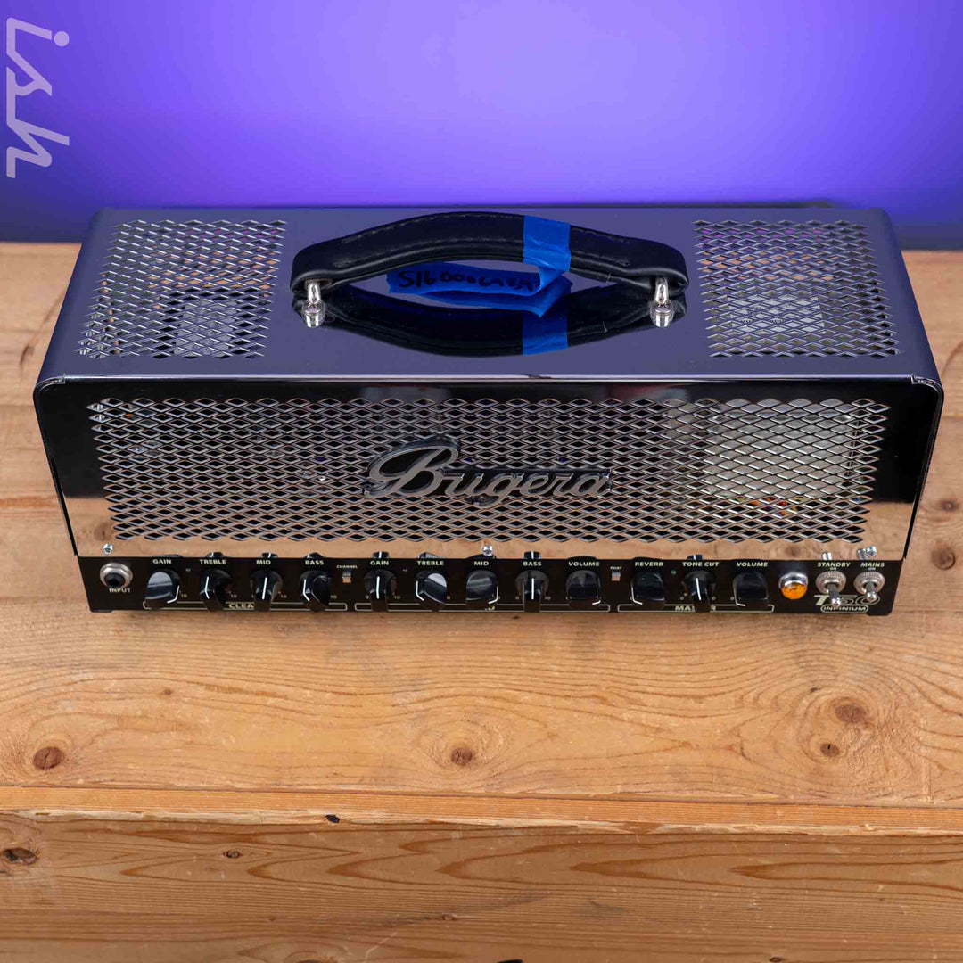 Bugera T50 Infinium 50-watt 2-channel Tube Head Chrome