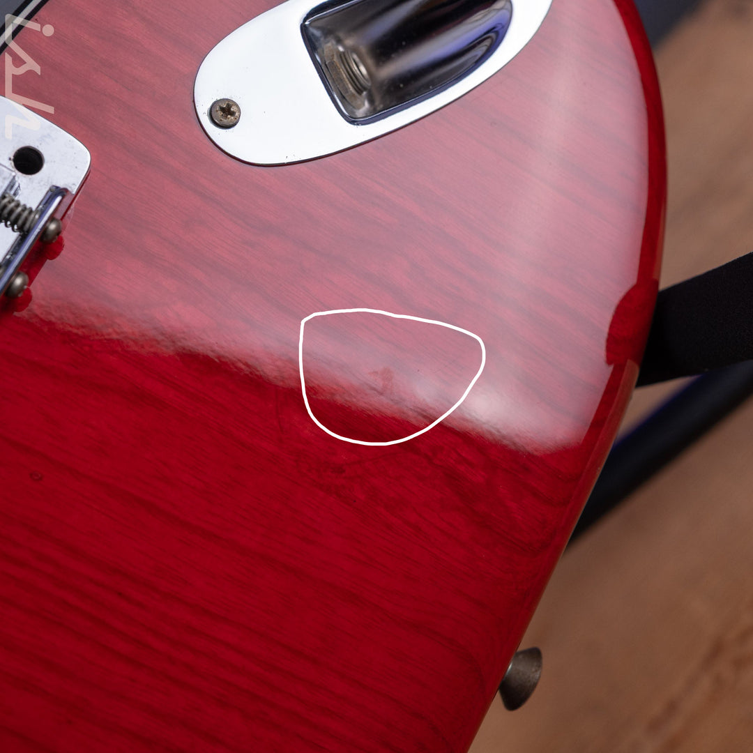 1979 Fender Stratocaster Transparent Red
