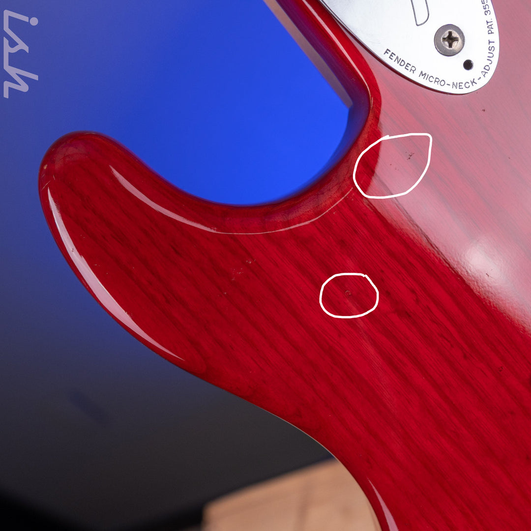 1979 Fender Stratocaster Transparent Red