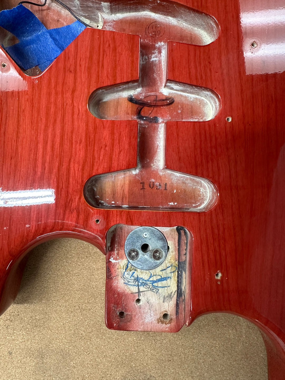 1979 Fender Stratocaster Transparent Red
