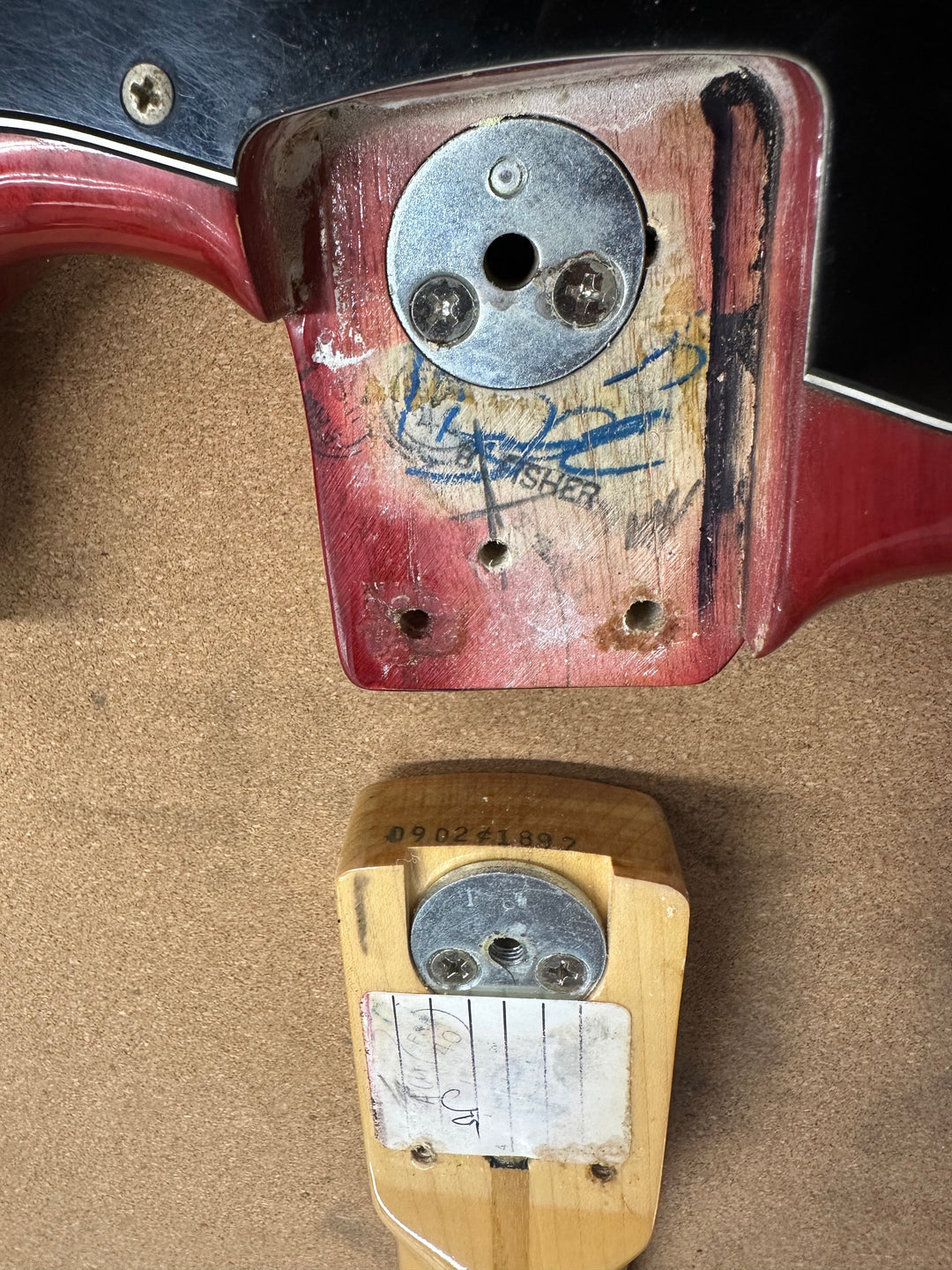 1979 Fender Stratocaster Transparent Red