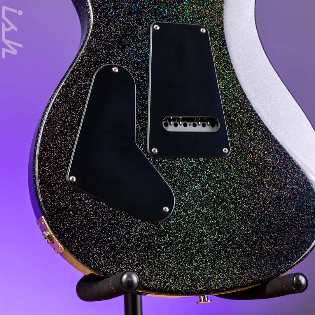 PRS S2 Custom 24 Black Rainbow Holoflake Custom Color