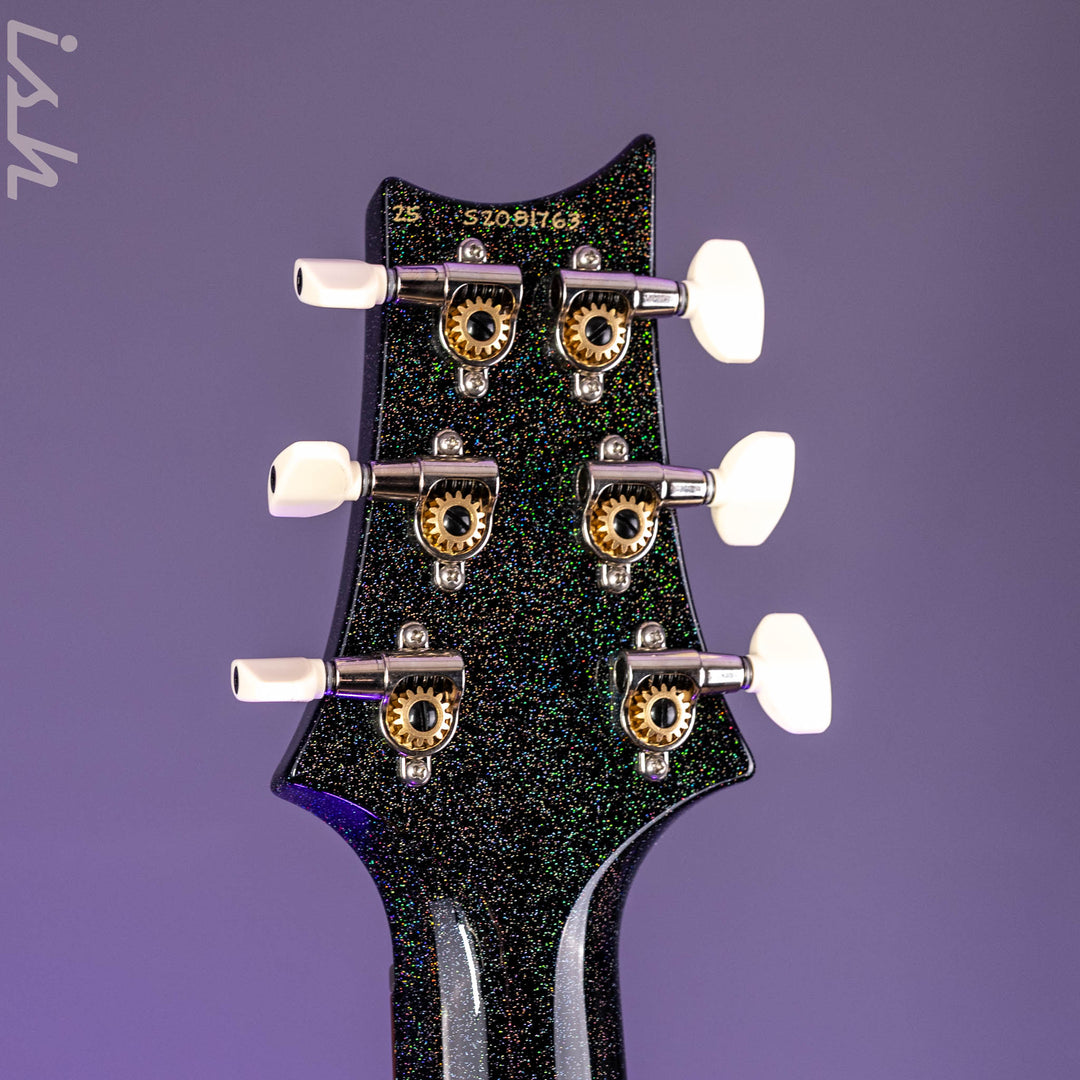 PRS S2 Custom 24 Black Rainbow Holoflake Custom Color