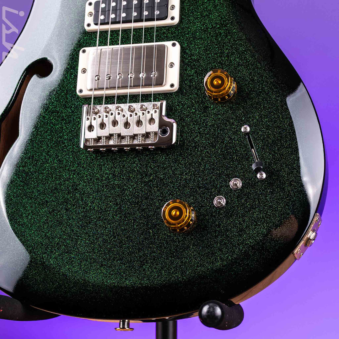 PRS S2 Special Semi-Hollow Green Sparkle Smokeburst Custom Color