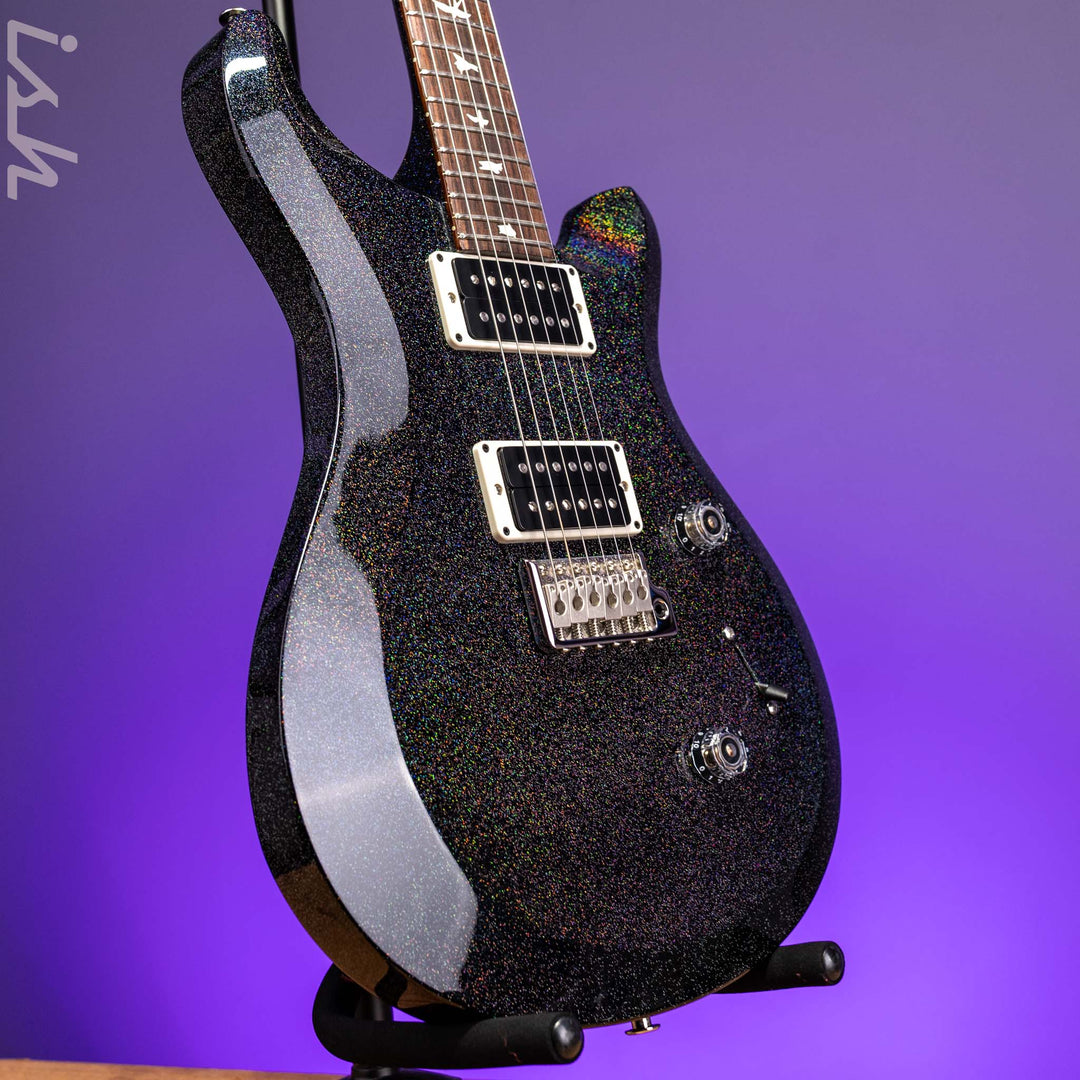 PRS S2 Custom 24 Black Rainbow Holoflake Custom Color