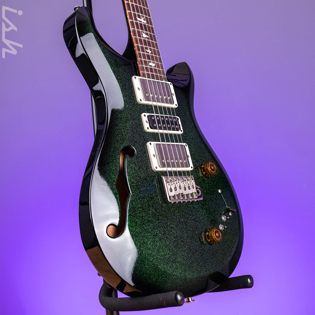 PRS S2 Special Semi-Hollow Green Sparkle Smokeburst Custom Color