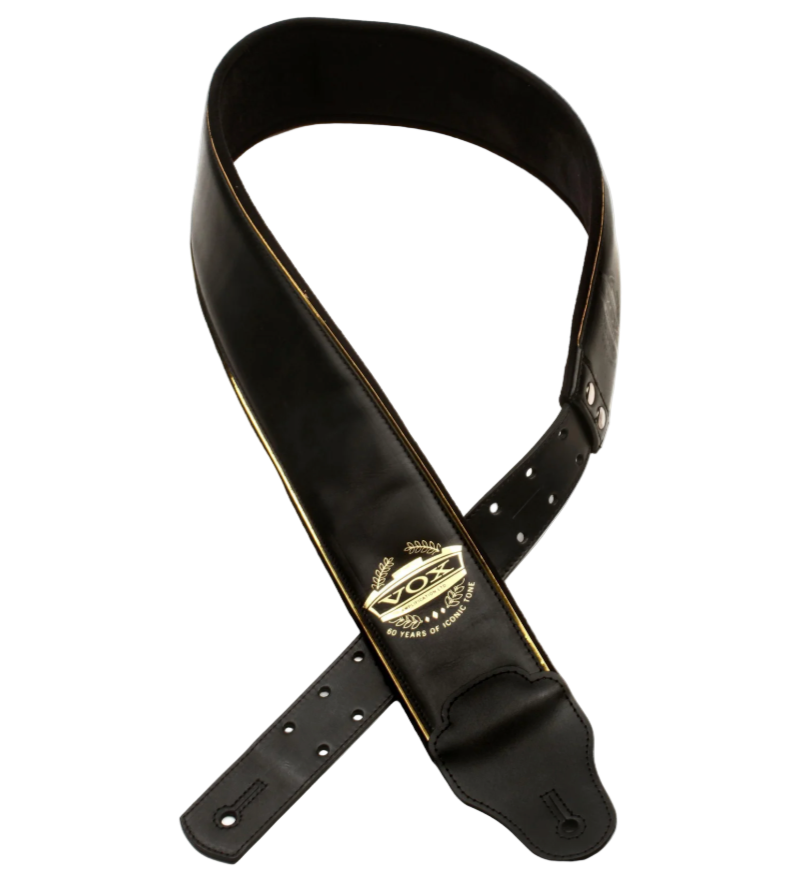 Righton VOX 60th Anniversary Strap Black and Gold Leather Jazz Collection