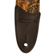 PRS 2" Brown Paisley Nylon Guitar Strap