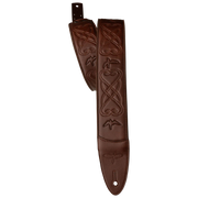 PRS 2.4" Padded Guitar Strap Faux Leather Birds Sanguine