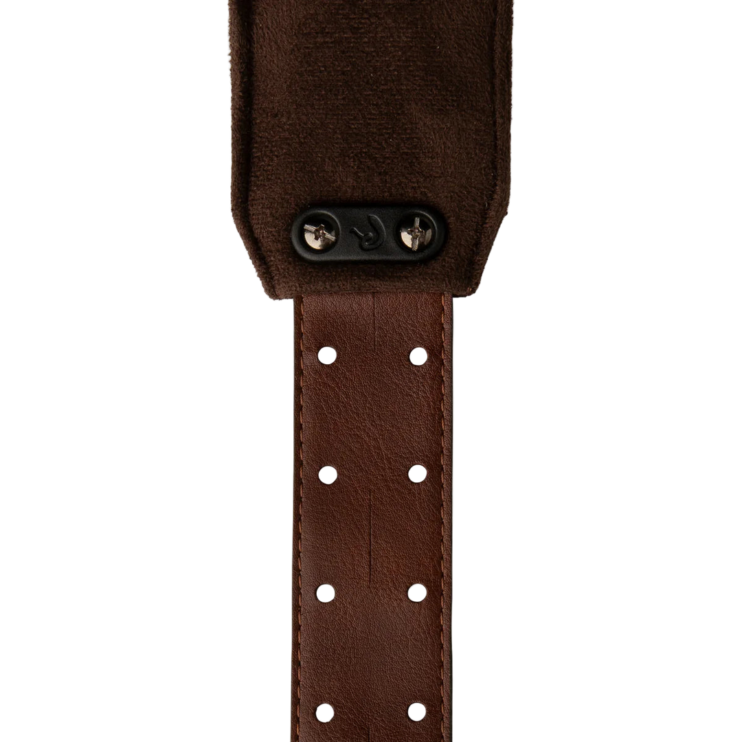 PRS 2.4" Padded Guitar Strap Faux Leather Birds Sanguine