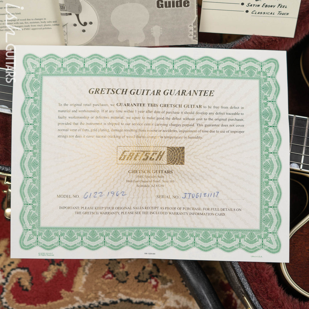 2006 Gretsch 6122-1962 Vintage Select Chet Atkins Country Gentleman Walnut Stain
