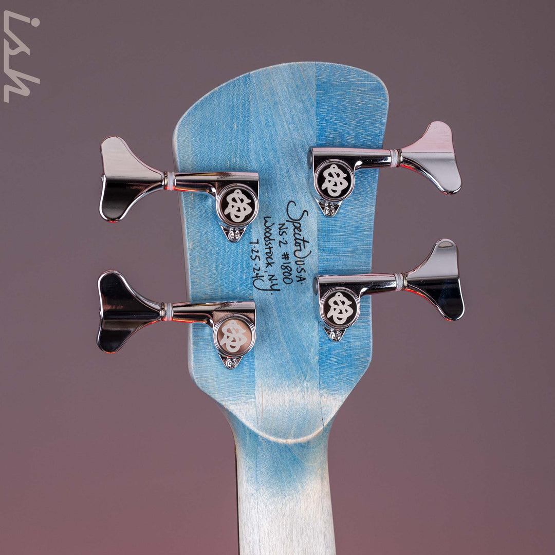 Spector USA NS-2 4-String Bass Blue Silver Burst
