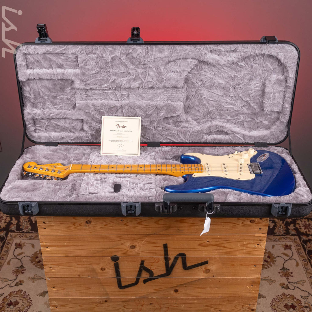 2021 Fender American Ultra Stratocaster Cobra Blue