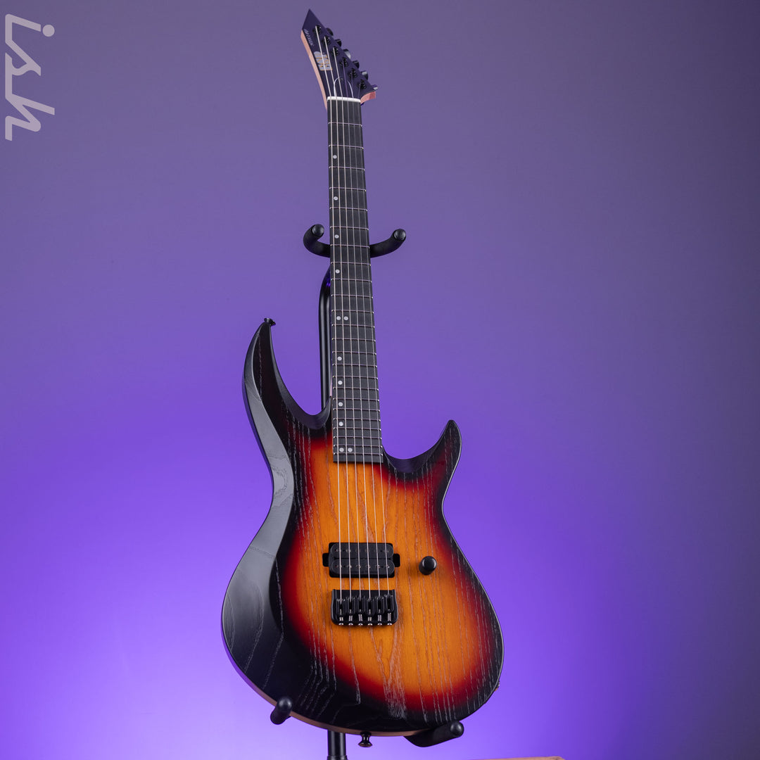 2024 ESP HDX-I USA 3-Tone Sunburst Open Grain Satin – Ish Guitars