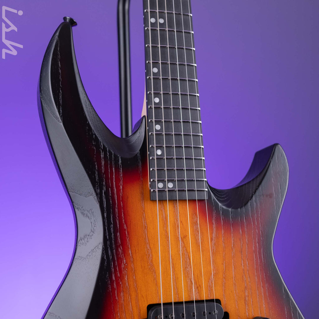 2024 ESP HDX-I USA 3-Tone Sunburst Open Grain Satin