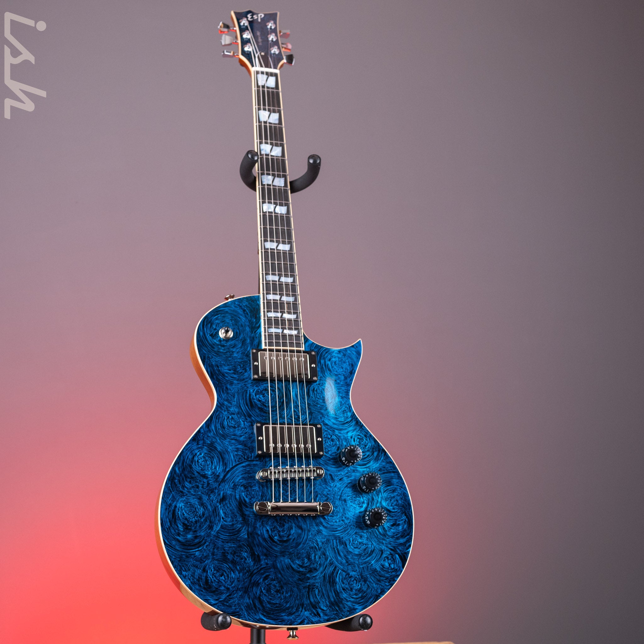 ESP USA Eclipse Teal Marble – Ish Guitars