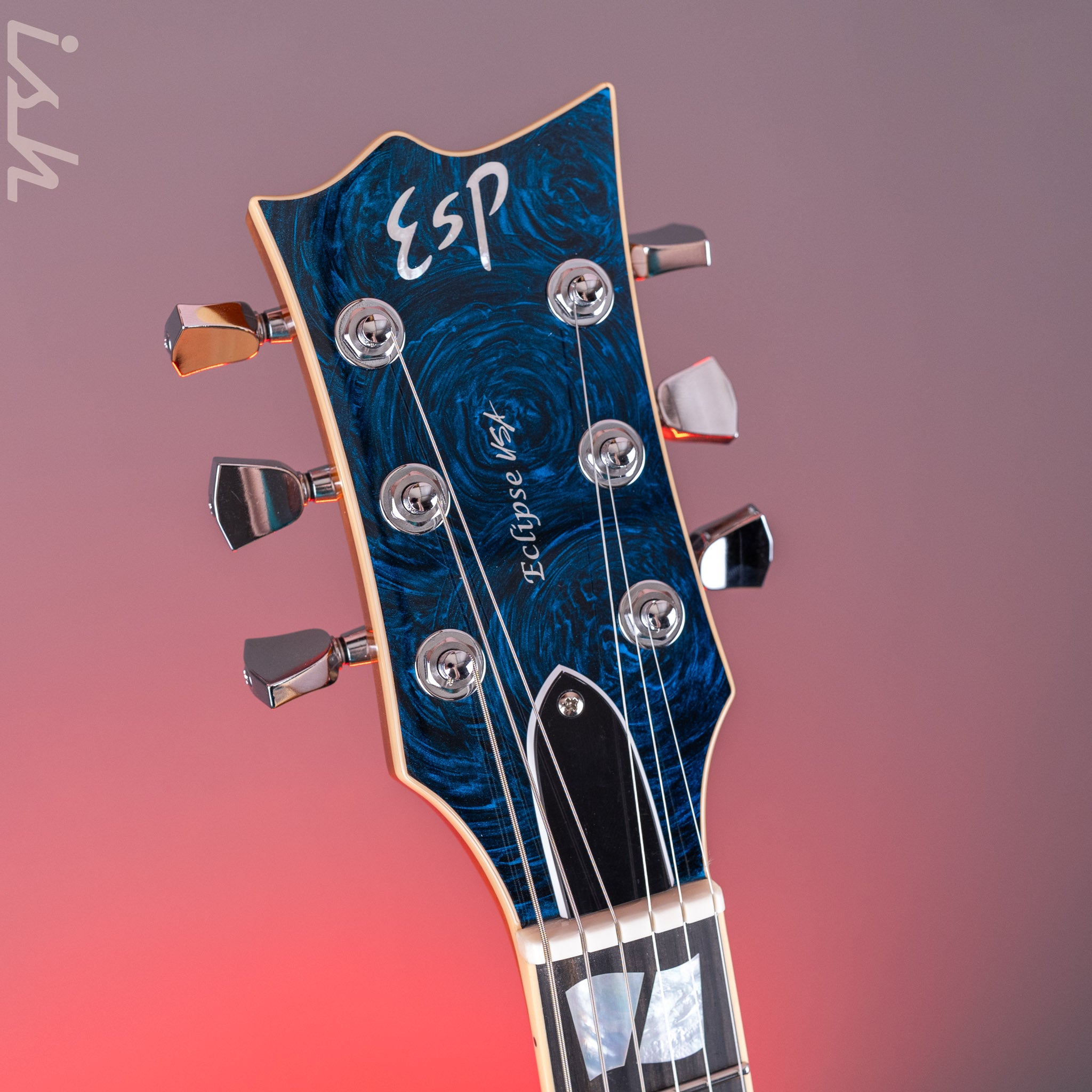 ESP USA Eclipse Teal Marble – Ish Guitars
