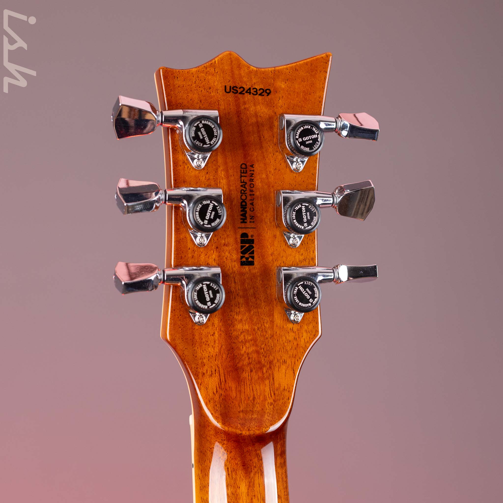 ESP USA Eclipse Left-Handed Purple Sunburst – Ish Guitars