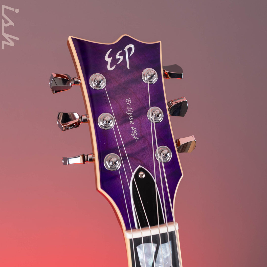 ESP USA Eclipse Left-Handed Purple Sunburst – Ish Guitars