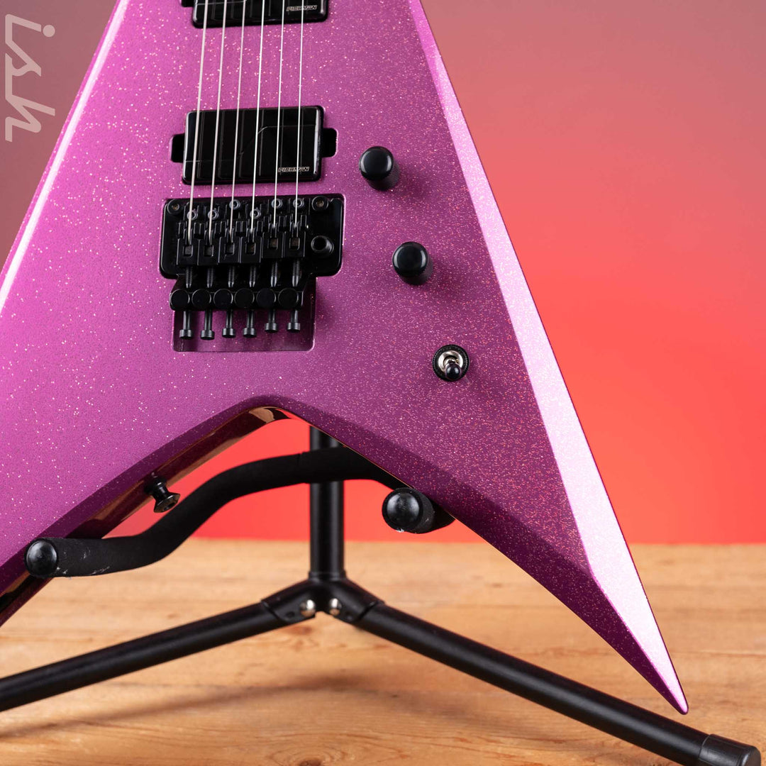 ESP USA V2-FR Disco Pink Sparkle
