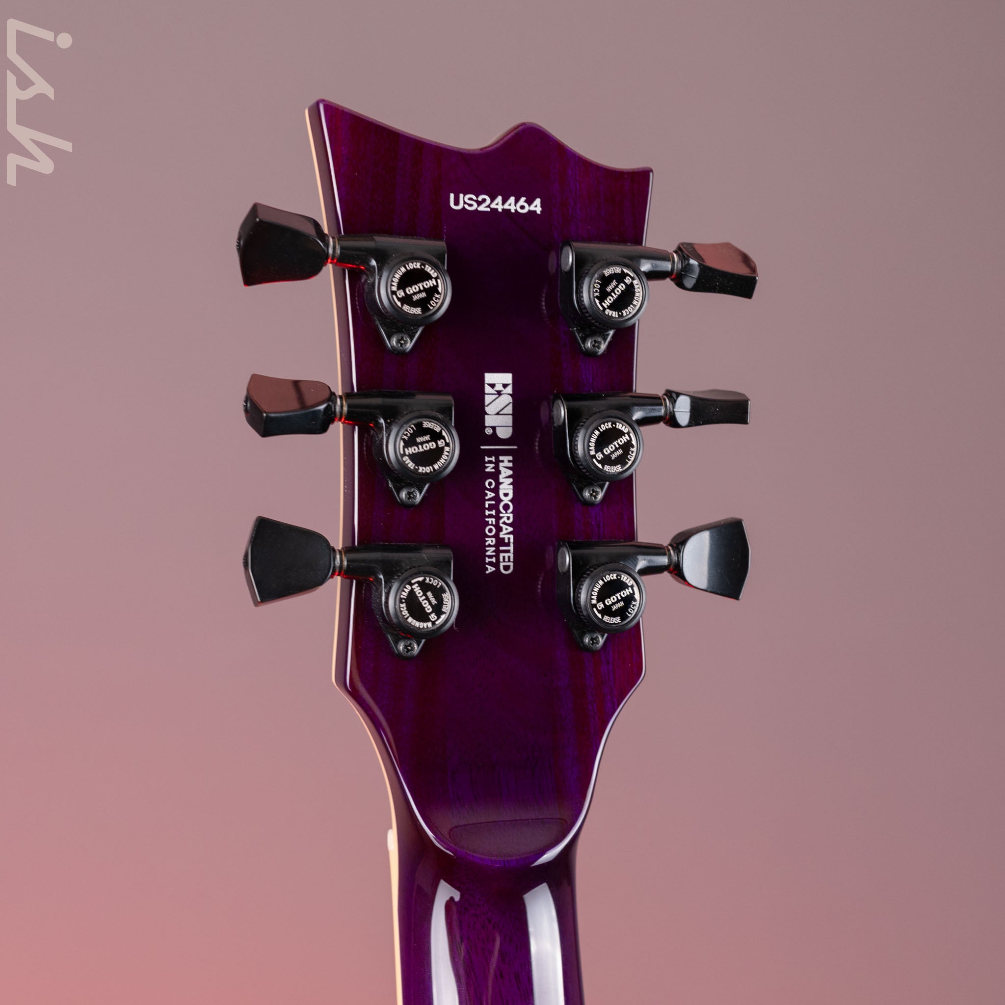 ESP USA Viper Quilted Maple Purple Sunburst – Ish Guitars ESP USA Viper Quilted Maple Purple Sunburst – Ish Guitars