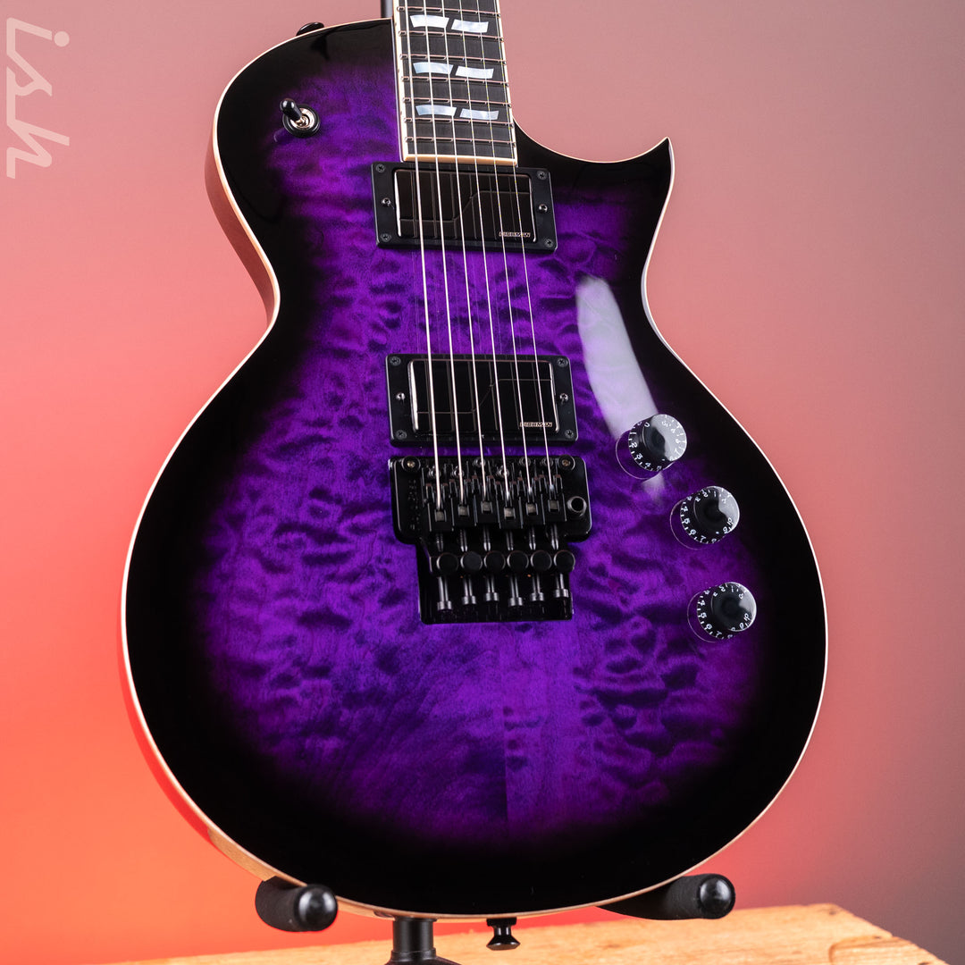 ESP USA Eclipse Dark Purple Sunburst – Ish Guitars