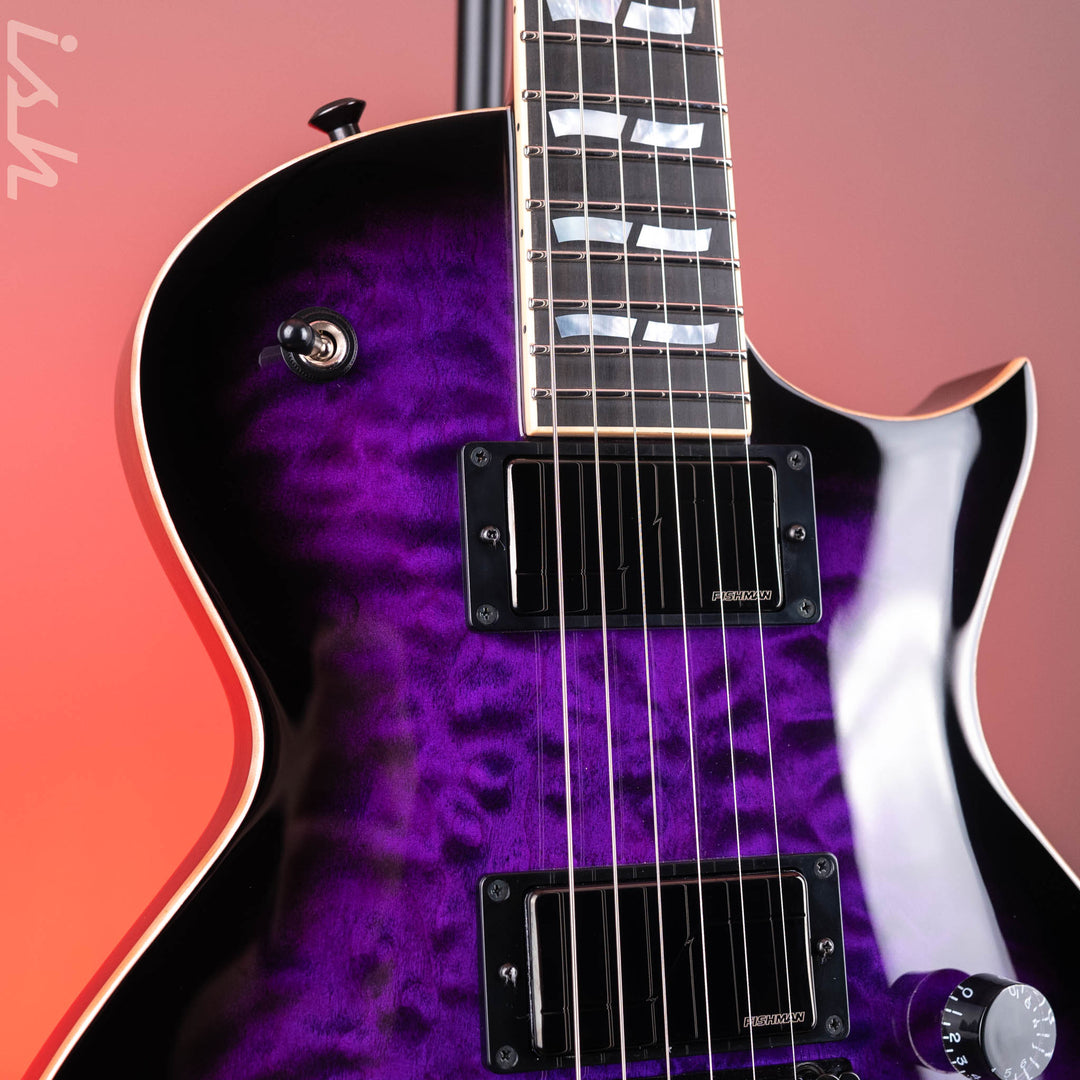 ESP USA Eclipse Dark Purple Sunburst