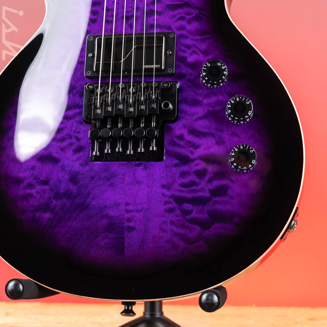 ESP USA Eclipse Dark Purple Sunburst