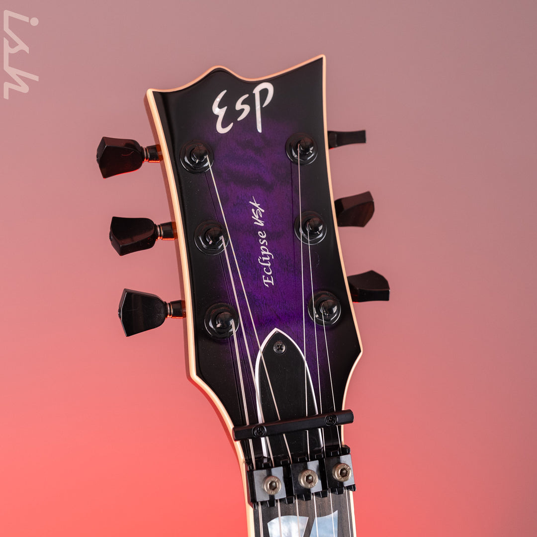 ESP USA Eclipse Dark Purple Sunburst