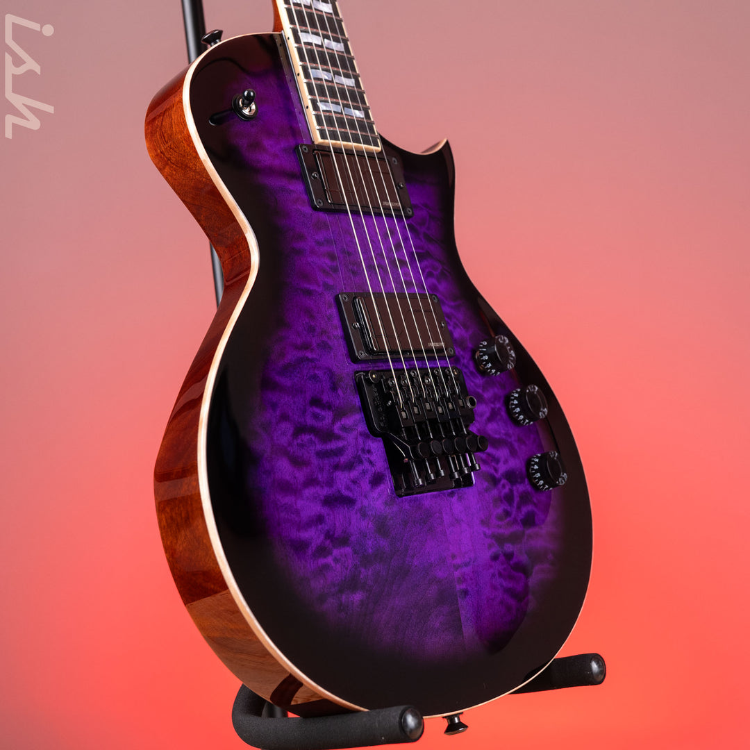 ESP USA Eclipse Dark Purple Sunburst