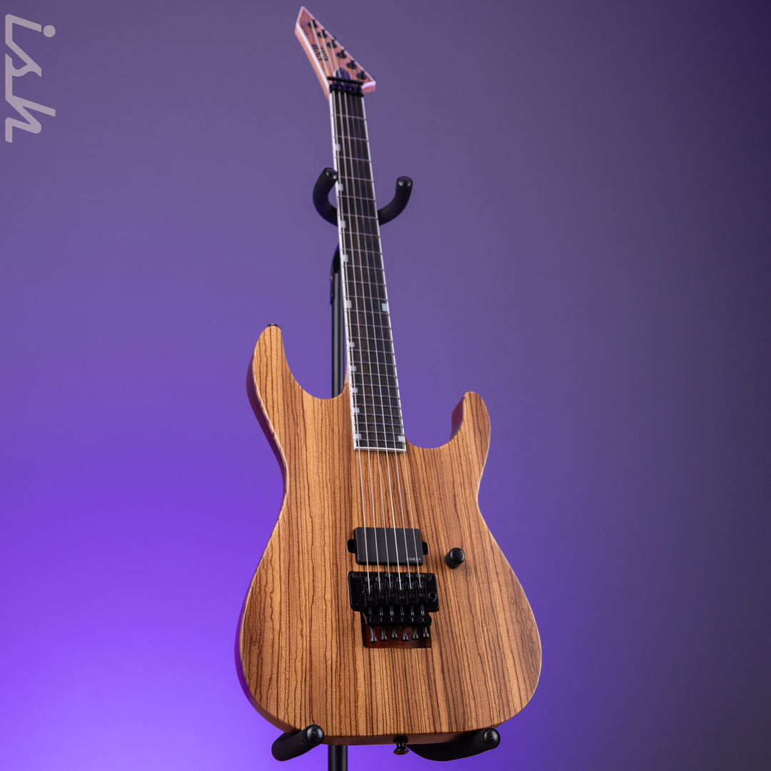 ESP USA M-I DX FR Satin Natural Zebrawood