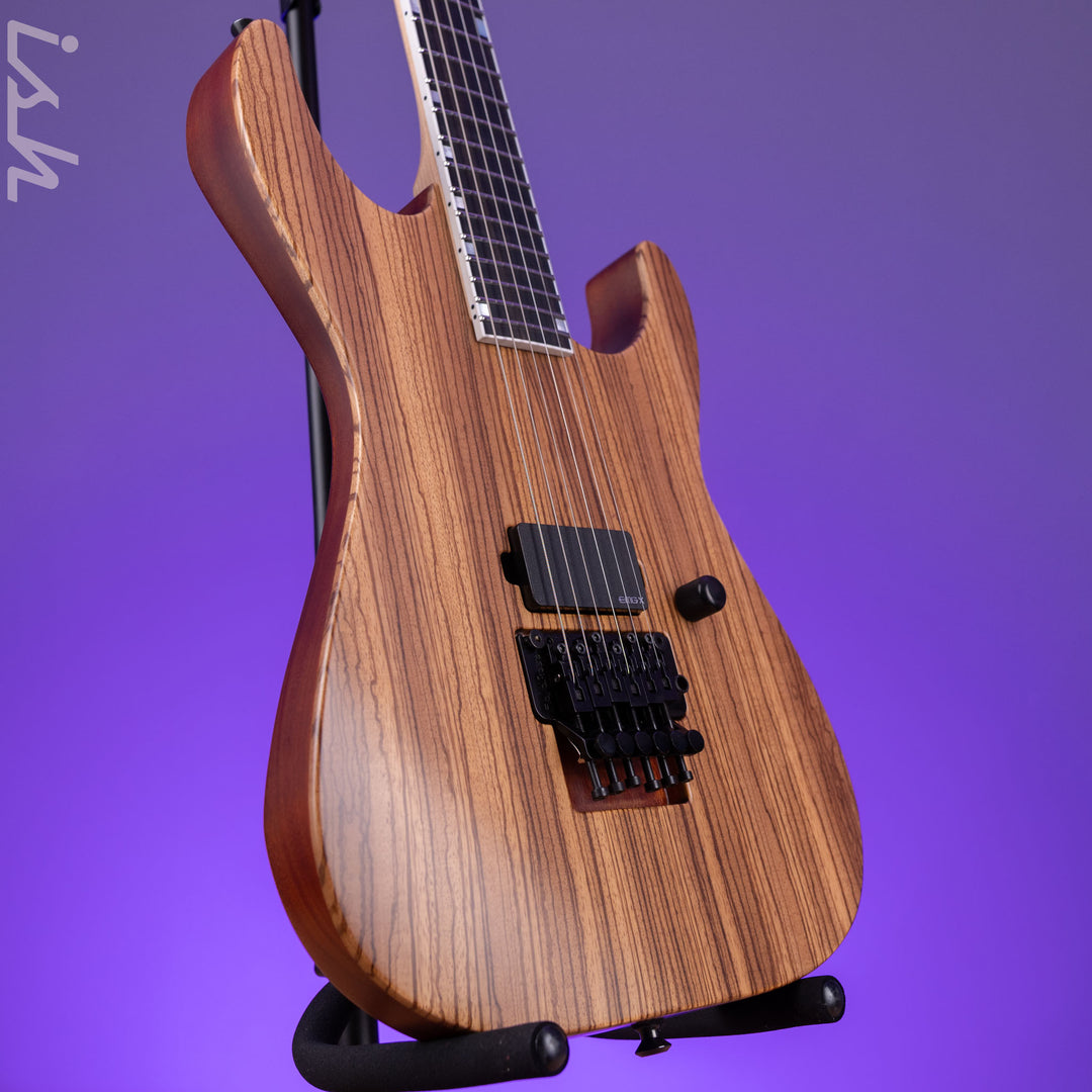ESP USA M-I DX FR Satin Natural Zebrawood