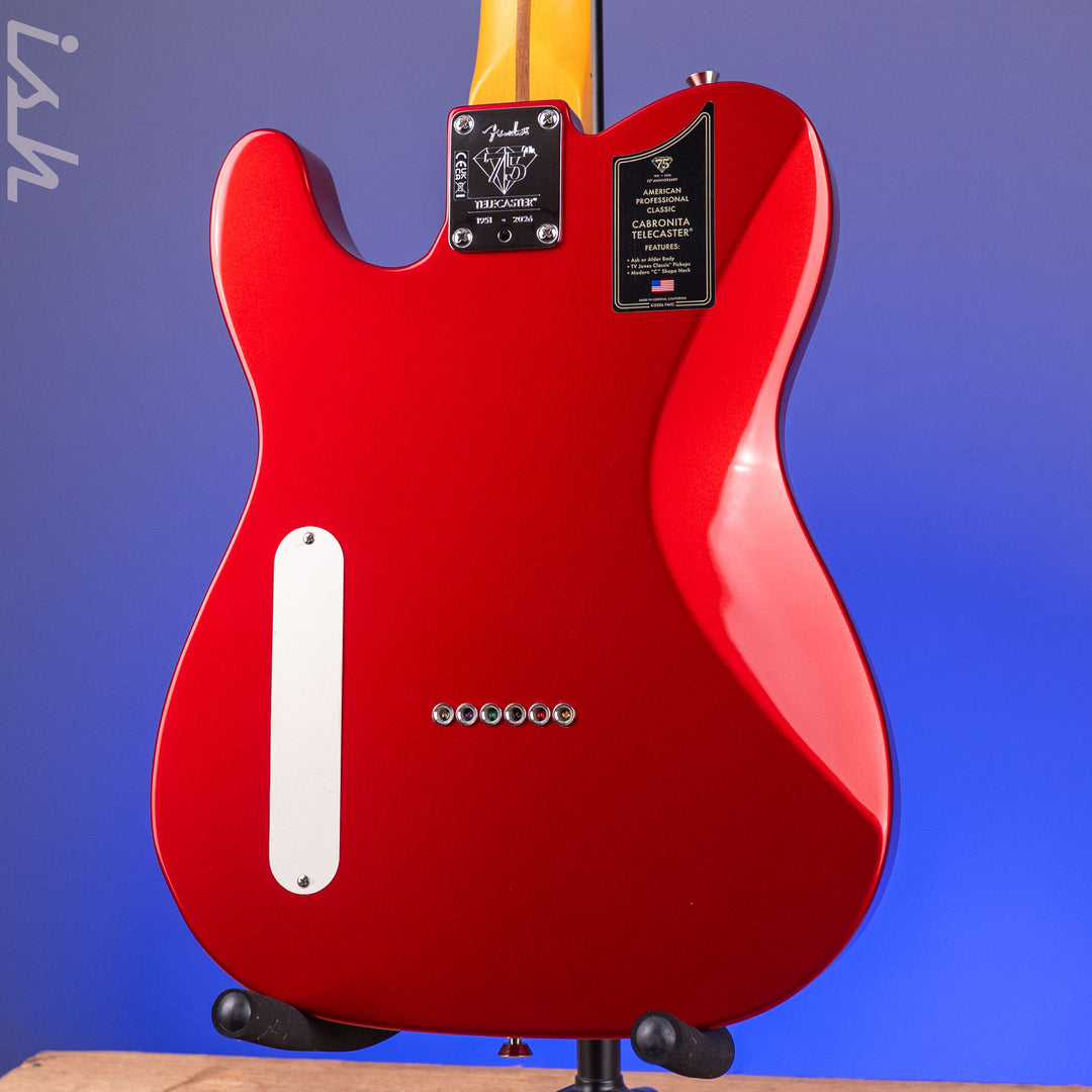 2026 Fender 75th Anniversary American Professional Classic Cabronita Telecaster Candy Apple Red(keith Consignment)