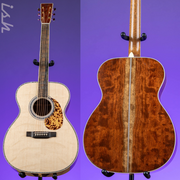 Martin 000-41 Style Custom Shop - Bearclaw Spruce / Quilted Bubinga Natural