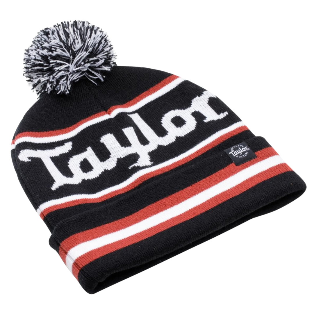 Taylor Guitars Pom Beanie Intarsia Knit