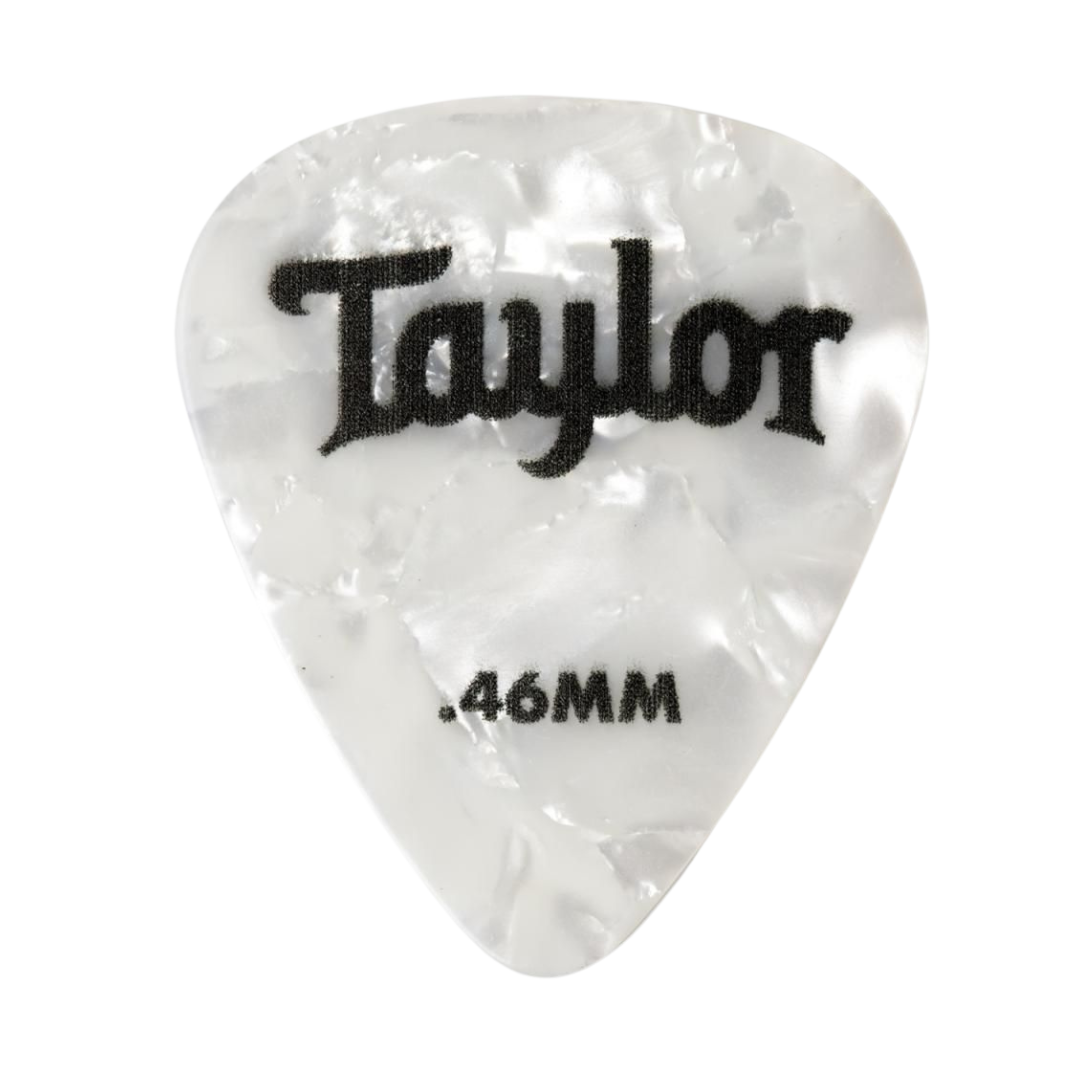 Taylor Guitars Premium Celluloid Picks 12-Pack 1.21mm White Pearl