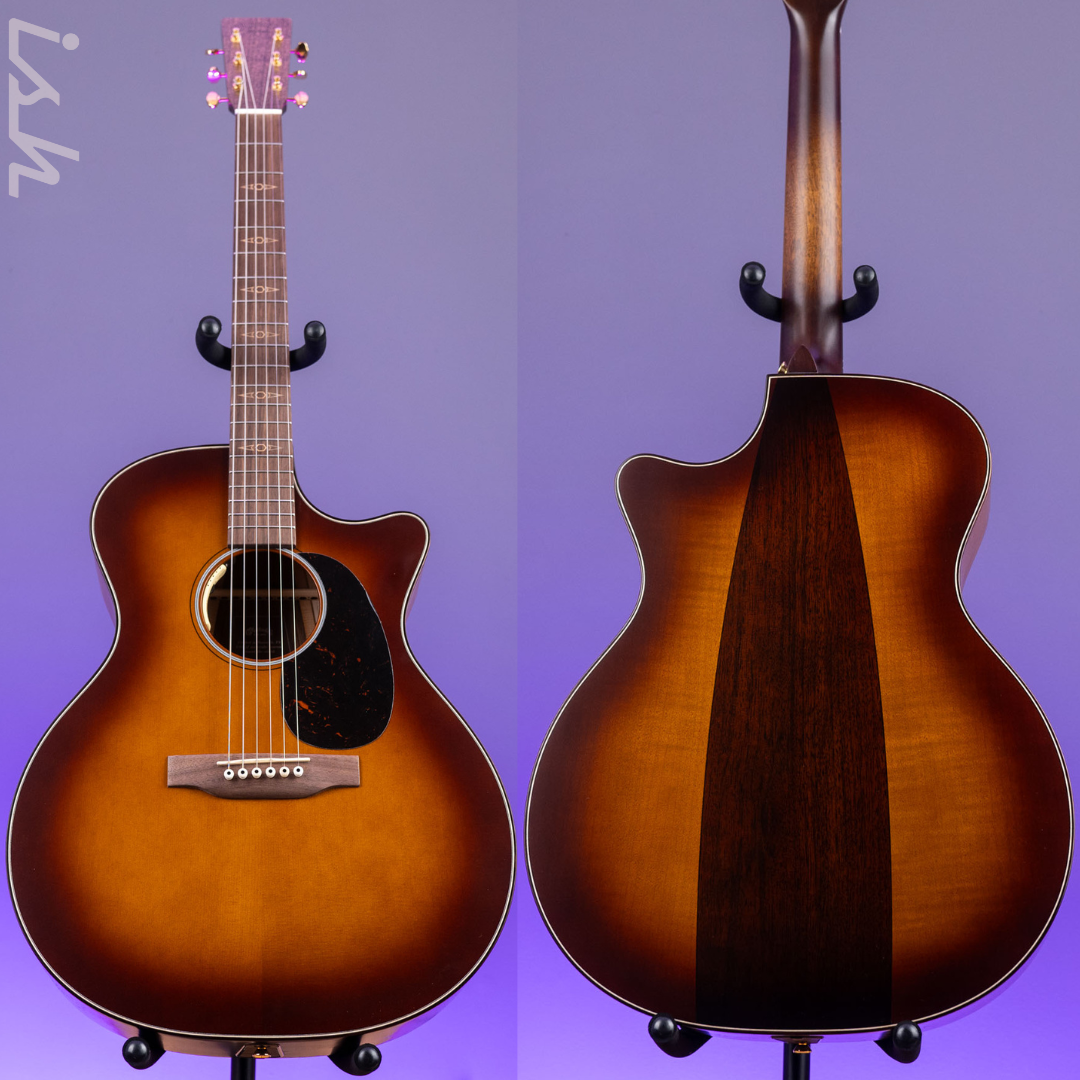 Martin Inception Bracing Martin Gpce Inception Acoustic-Electric Guitar Amber Fade Sunburst – EAKQ