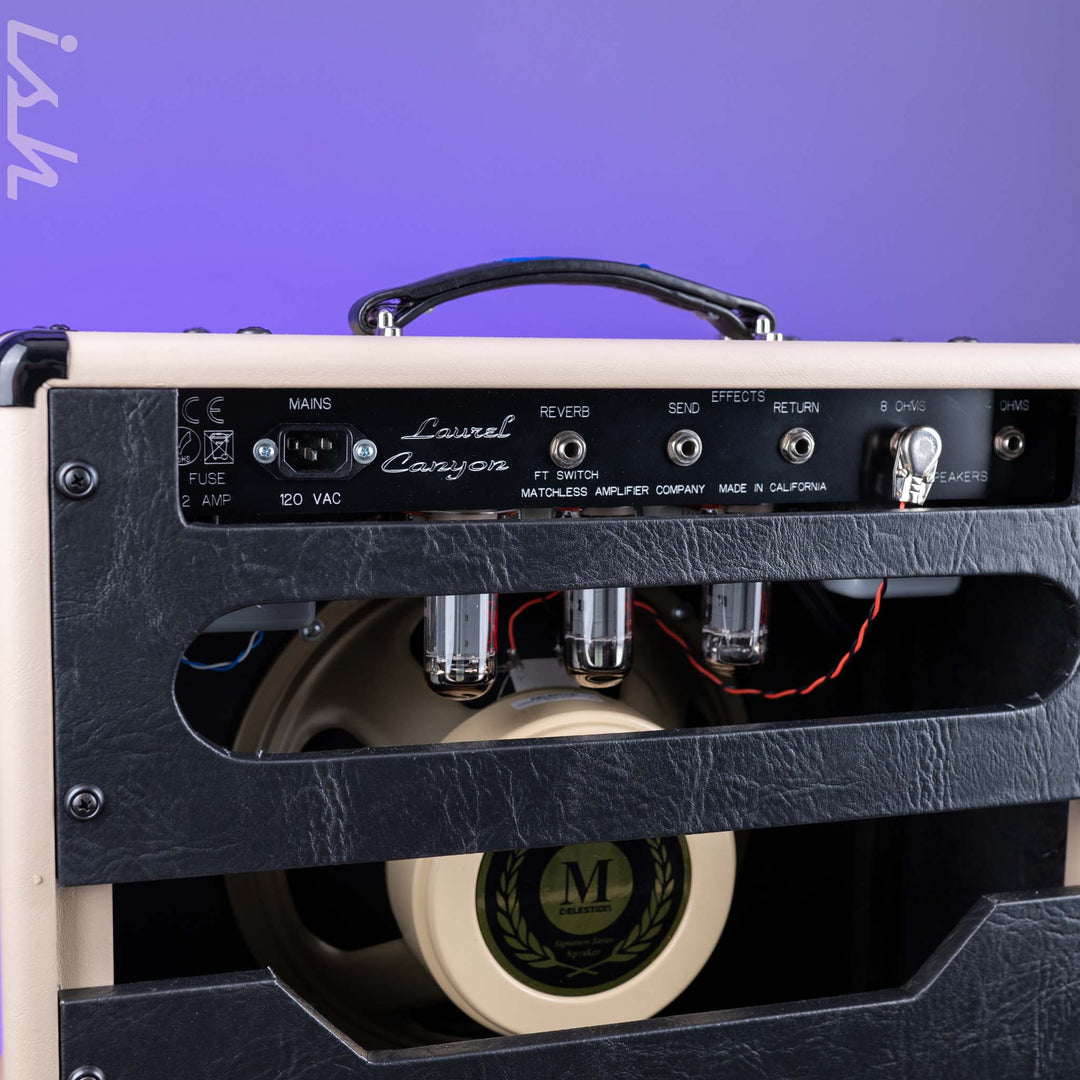 Matchless Laurel Canyon Reverb 20W 1x12" Amp Custom Cream Tolex Demo