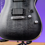 2017 Schecter C1 Platinum Satin Black Burst