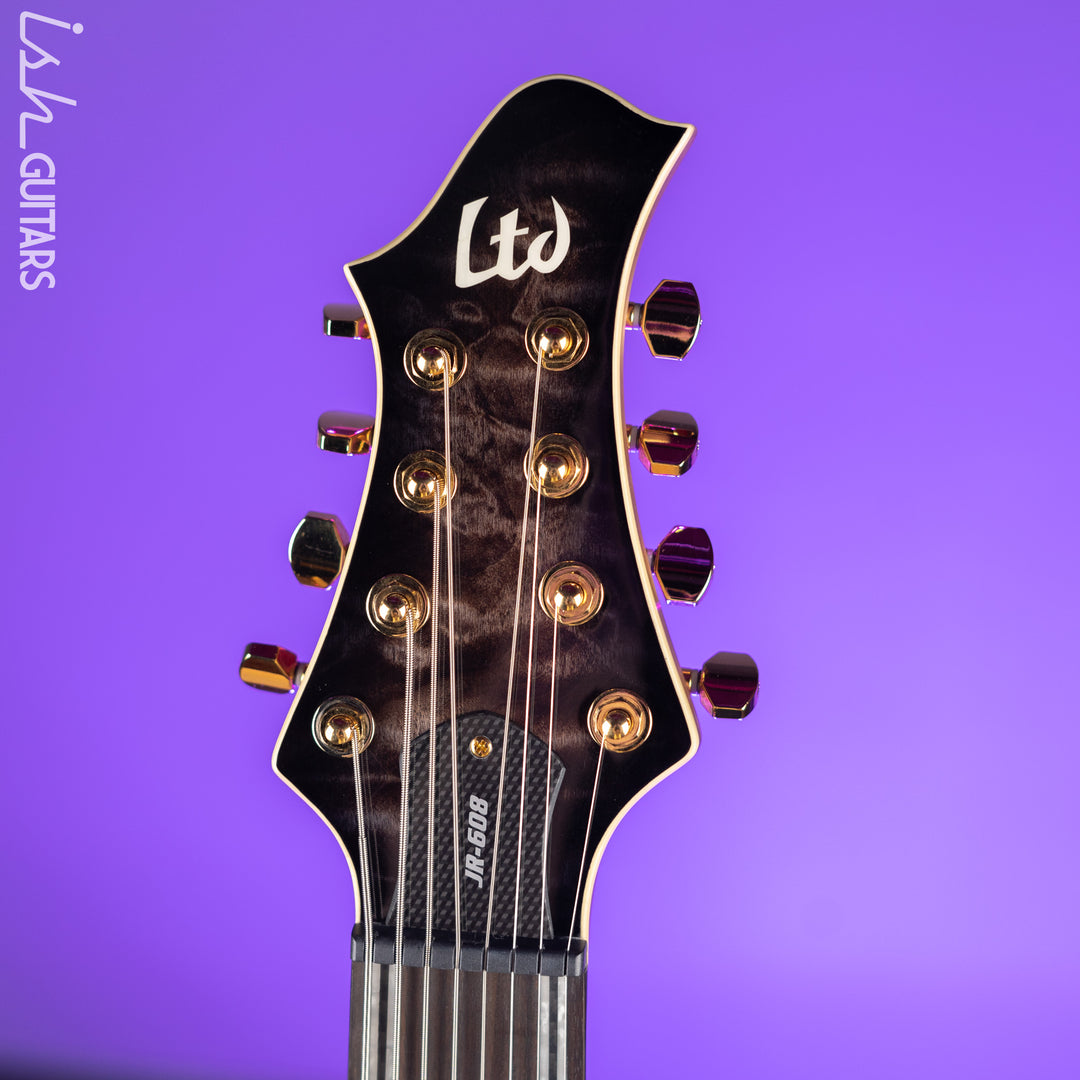 ESP LTD JR-608 Javier Reyes Signature 8-String Guitar Faded Blue Demo