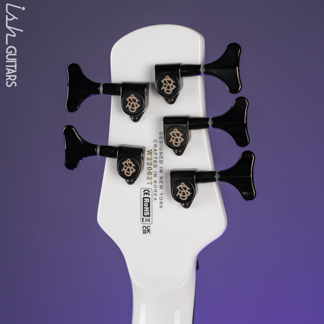 Ish X Spector NS Dimension 5 String EMG Darkglass White Gloss Demo