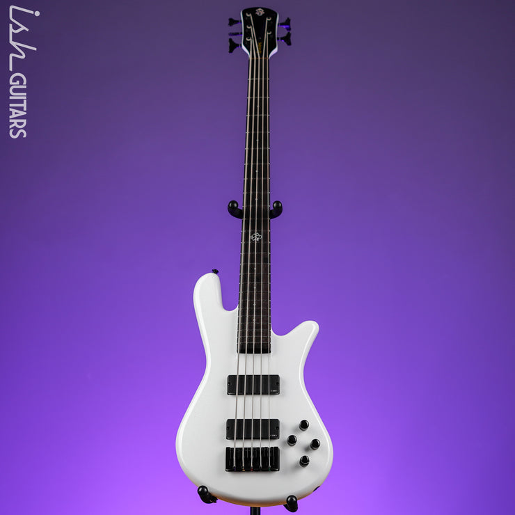 Spector NS Ethos 5 HP Bass Solid White Gloss