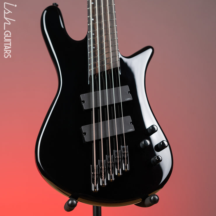 Spector NS Dimension 5 HP Multi-Scale Bass Solid Black Gloss Demo