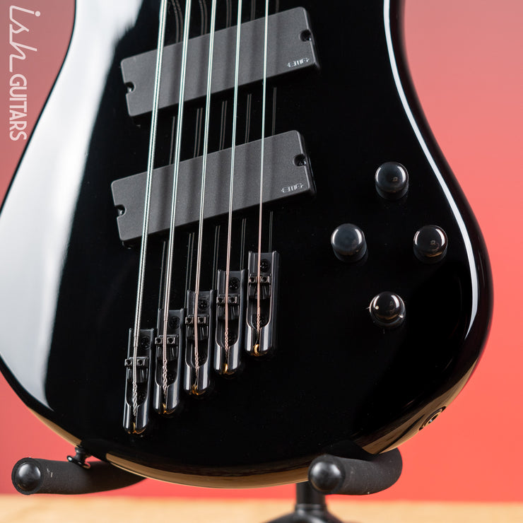 Spector NS Dimension 5 HP Multi-Scale Bass Solid Black Gloss Demo