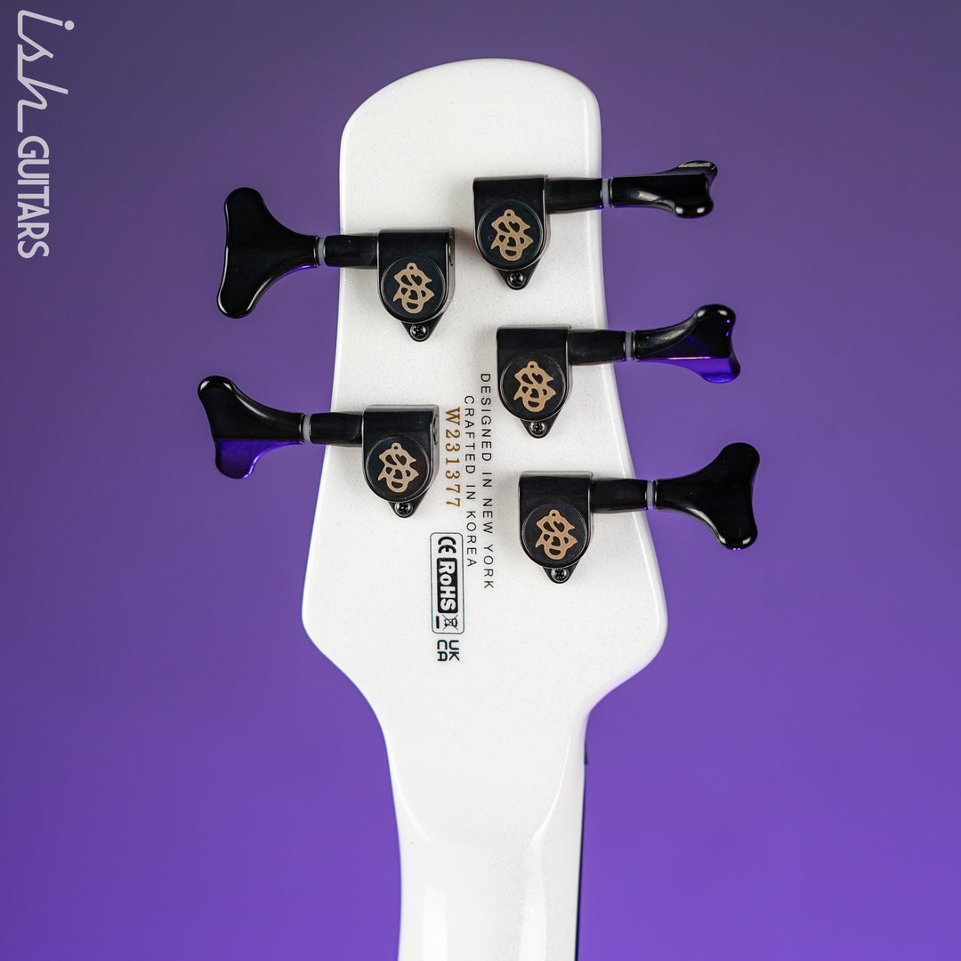 Spector NS Dimension 5 HP Multi-Scale Bass Solid Gloss White