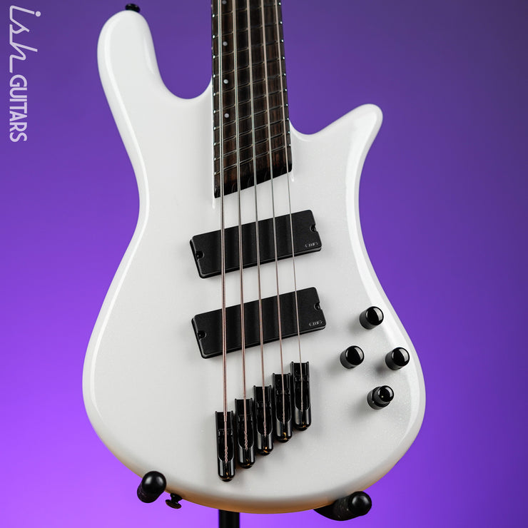 Spector NS Dimension 5 HP Multi-Scale Bass Solid Gloss White