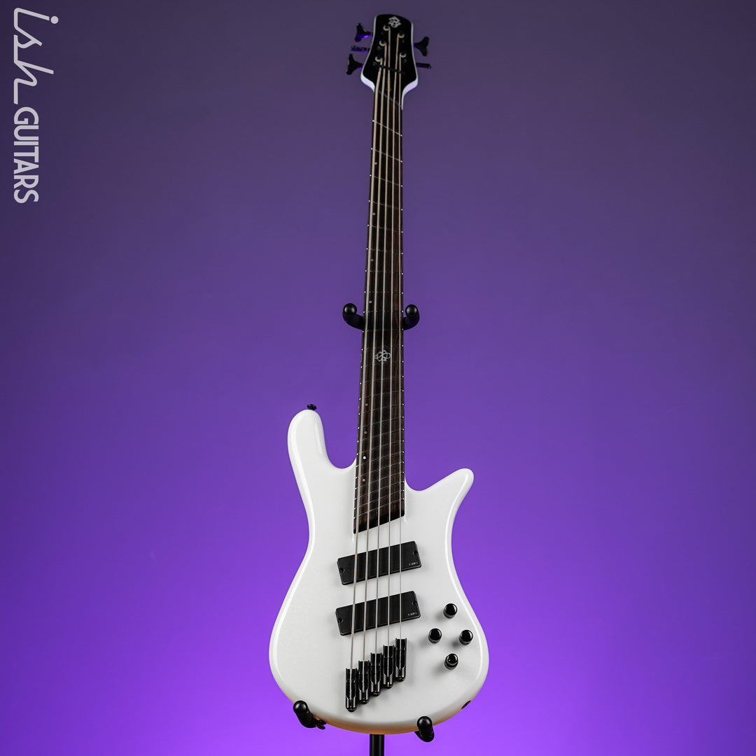 Spector NS Dimension 5 HP Multi-Scale Bass Solid Gloss White