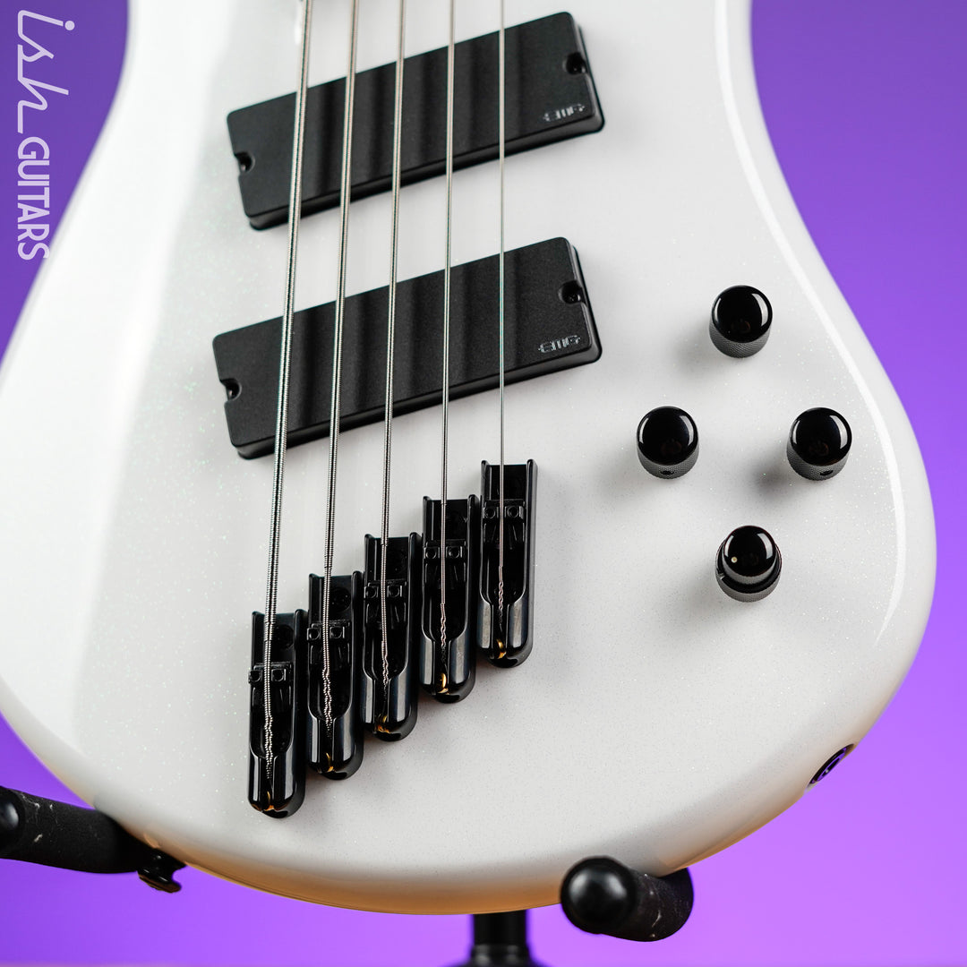 Spector NS Dimension 5 HP Multi-Scale Bass Solid Gloss White
