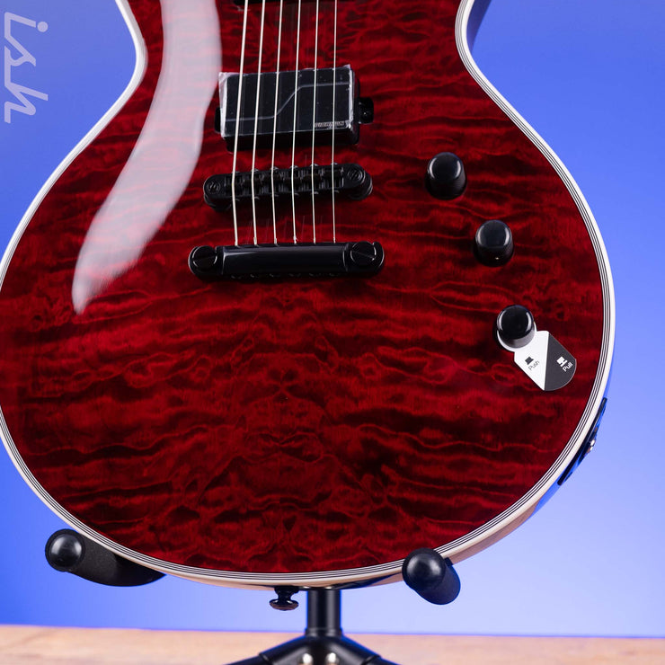 Esp Ltd Ec 1000 Deluxe See Thru Black Cherry Ish Guitars