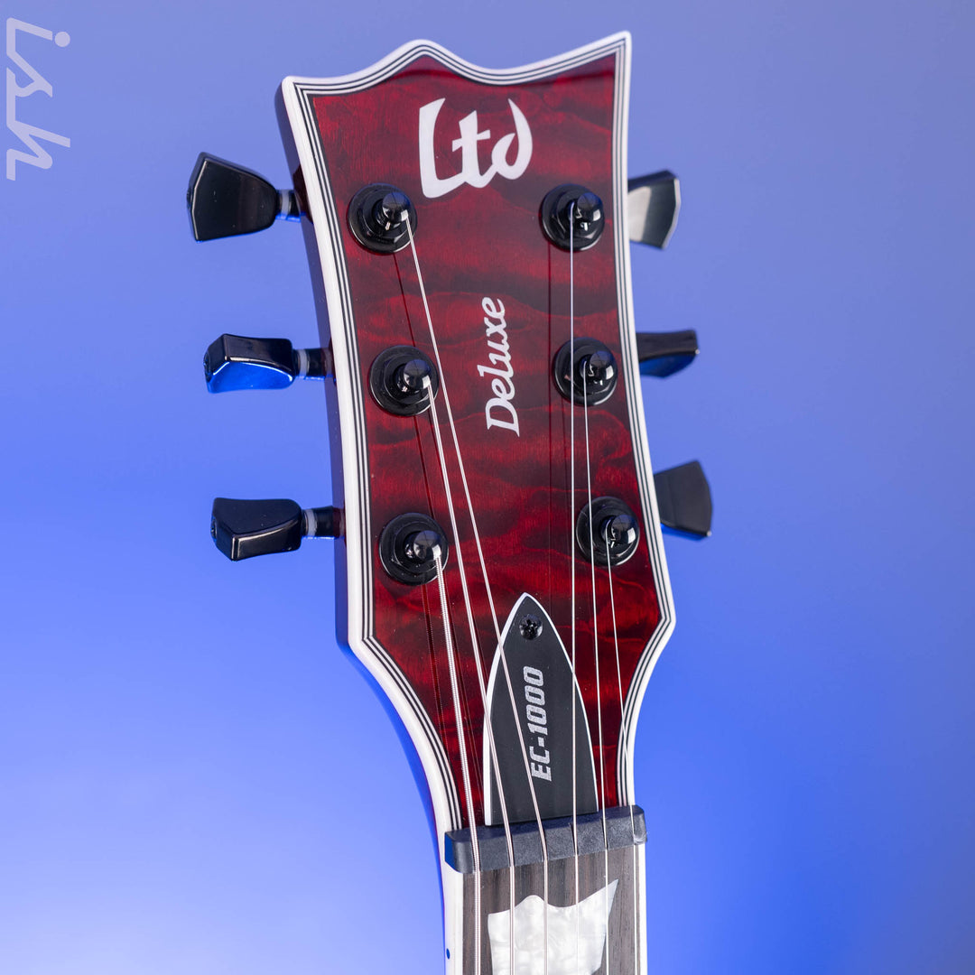 ESP LTD EC-1000 Deluxe See Thru Black Cherry – Ish Guitars